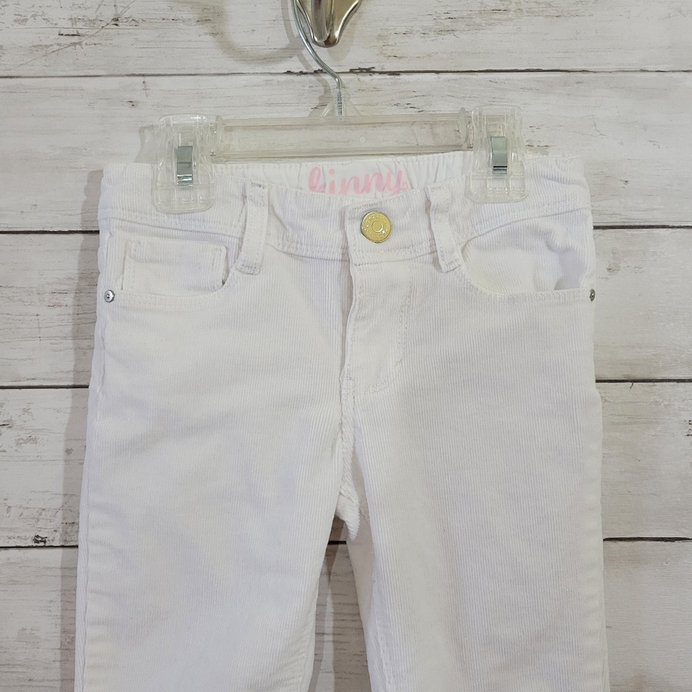 Little Girls Gymboree Cords Corduroy Jeans in White Size 5 - Picture 2 of 11